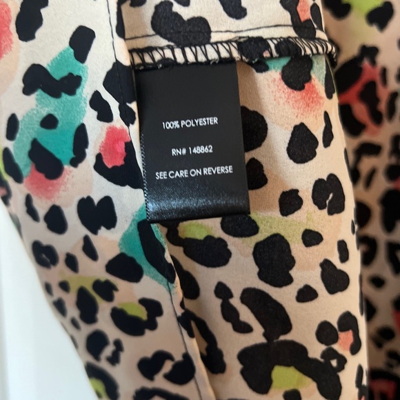 Torrid Multicolored Leopard Print Blouse - Picture 4 of 6